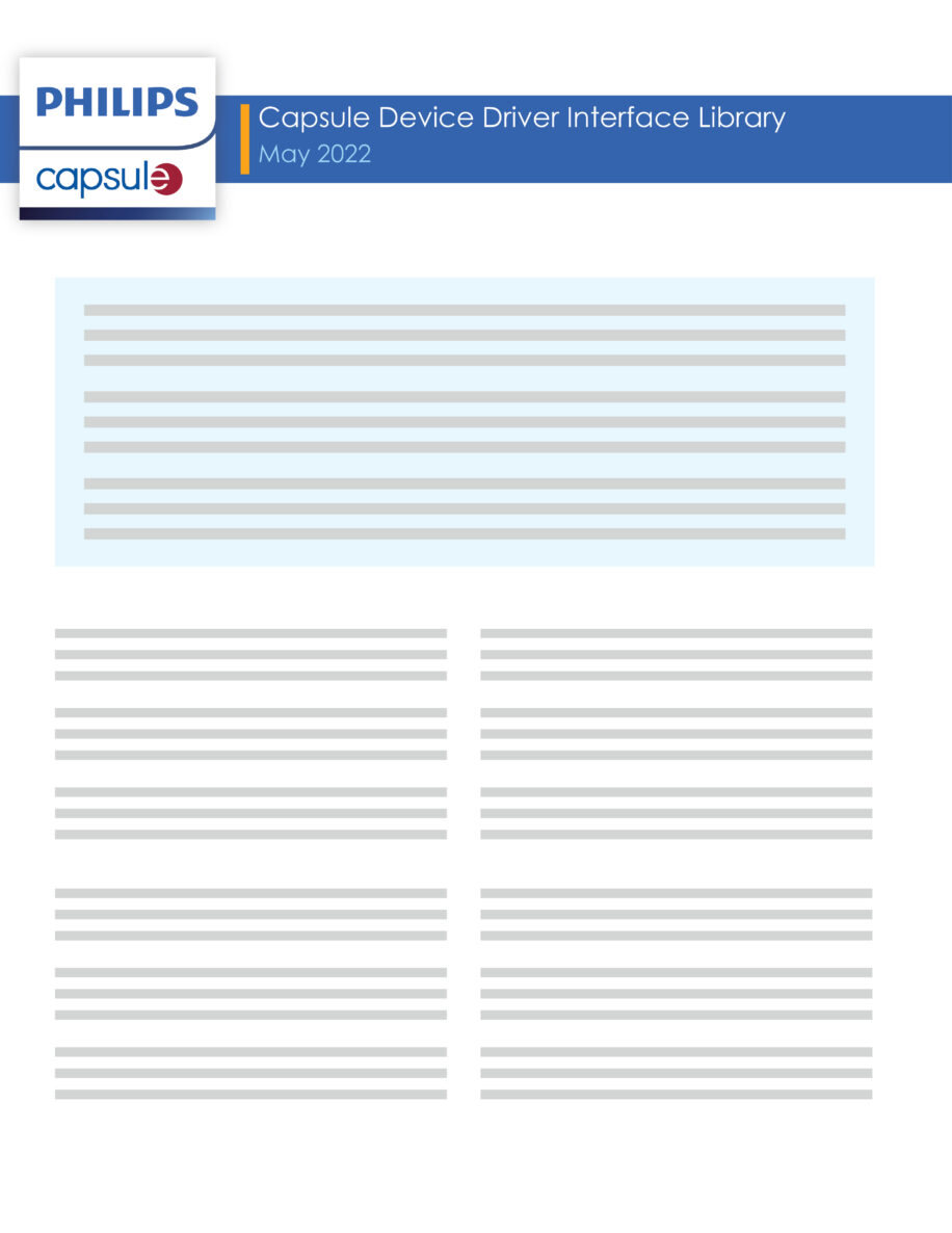 Device Driver Interface • DDI Driver Library • Capsule